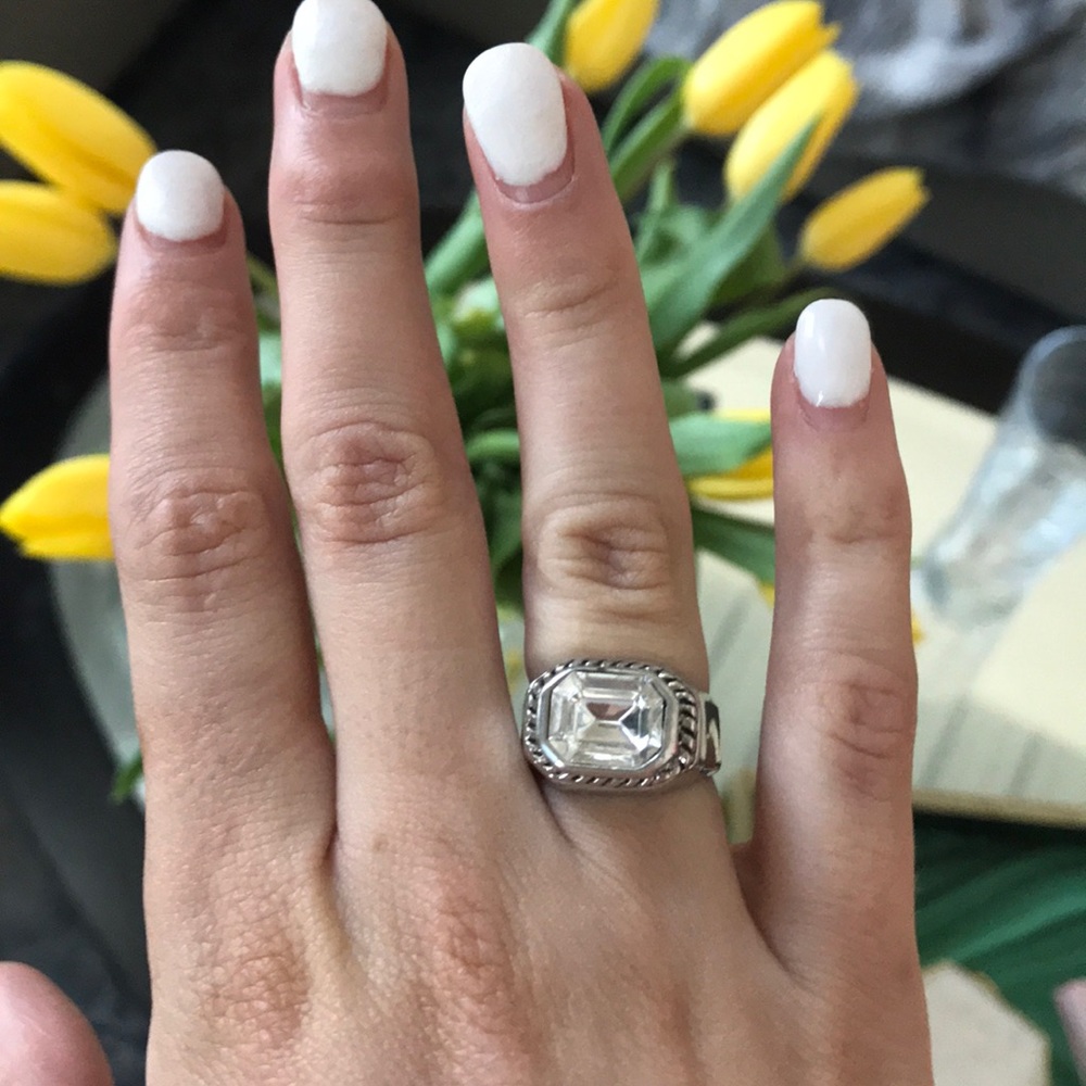 Silver Art Deco ring! Worn twice